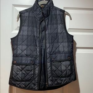 Plaid light weight vest